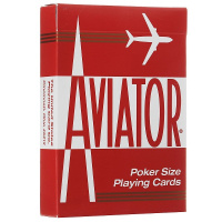 Фотография Карты Aviator покерный размер, стандартный индекс (красные) [=city]