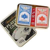 Фотография Карты игральные бумажные "Poker range", 2 колоды по 54 шт, 5 кубиков [=city]