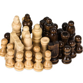 Фотография Комплект фигур для шахмат, диаметр 15 мм, король 50 мм [=city]