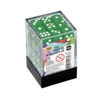 Фотография Набор зеленых игровых кубиков «36D6» [=city]